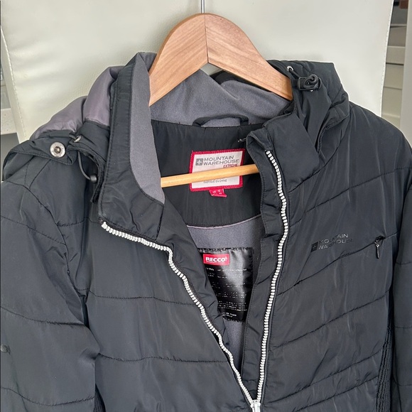 Mountain Warehouse Extreme Rocco Arctic Air Padded Extreme Jacket Black Size 8 - Picture 3 of 17